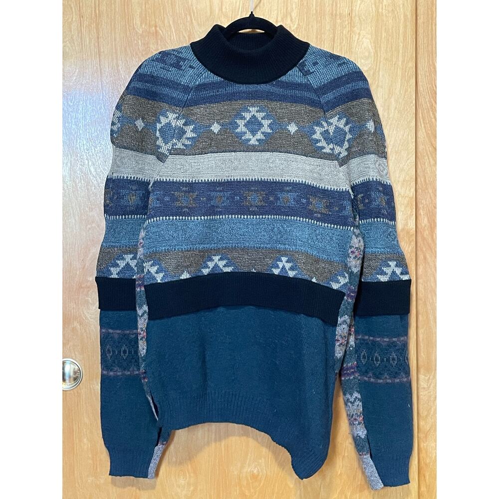 Marine Serre FW20 Regenerated Melange Knit Sweater Size M